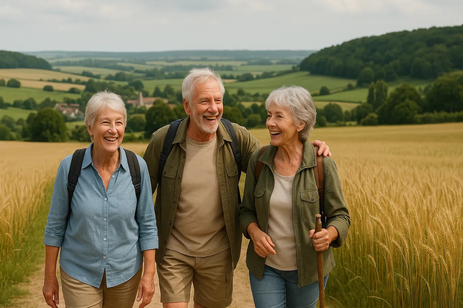 Paysage de nature en Île-de-France